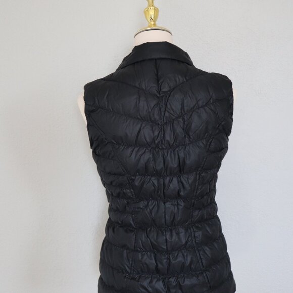 Athleta Black Packable Puffer Vest – Size XS - Picture 6 of 8